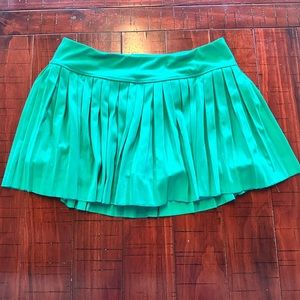 Garage Green Pleated Skort